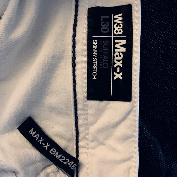 Mens Buffalo Max-x white jeans - Picture 2 of 3